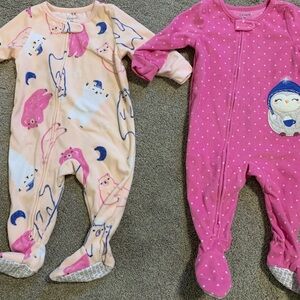 Pink and Cream Baby Pj’s